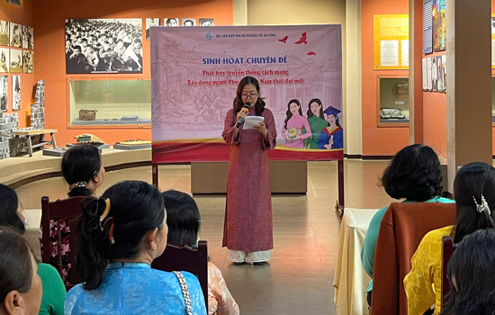 Organization of a Thematic Activity “Promoting Revolutionary Traditions - Building Vietnamese Women Figure in the New Era” at Hội An Prison Relic